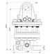 Ротатор гидравлический для грейфера манипулятора (на плиту) 16 тонн FHR 16FD1-203 Латвия FORMIKO Hydraulics FHR 16FD1-203 фото 2
