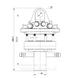 Ротатор гидравлический для грейфера манипулятора 6 тонн FHR 6LD1-78 Латвия FORMIKO Hydraulics FHR 6LD1-78 фото 3