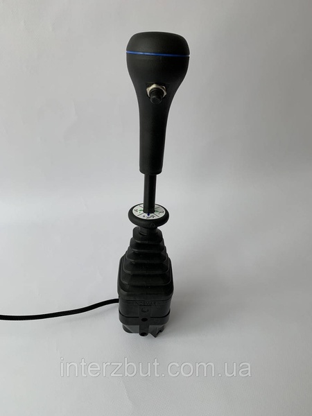 Гідравлічний джойстик для управління гідророзподілювачем Indemar 3390 (З 1 кнопкою) на вилку Італія 3390 фото