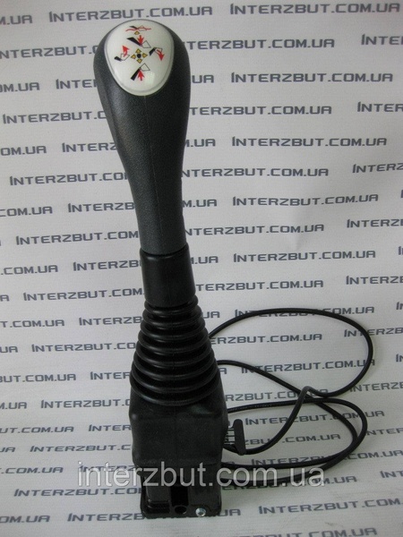 Гідравлічний джойстик для управління гідророзподілювачем Indemar 6022 (С 2 кнопками) на кульку Італія 6022 фото