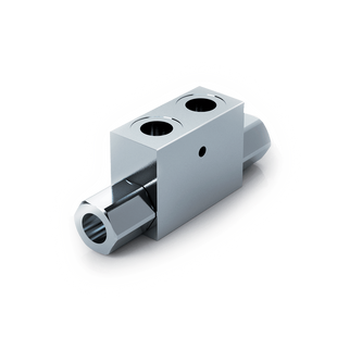 Гідрозамок двосторонній Oleodinamica Marchesin VBPDE 1/2 "Італія VBPDE 1/2"L фото